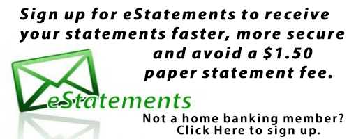 Sign up for estatements